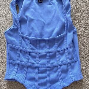Blue Pretty Little Thing Corset Top